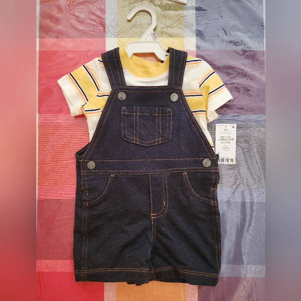 Carter's Baby 2-Piece Tee & Shortalls Set